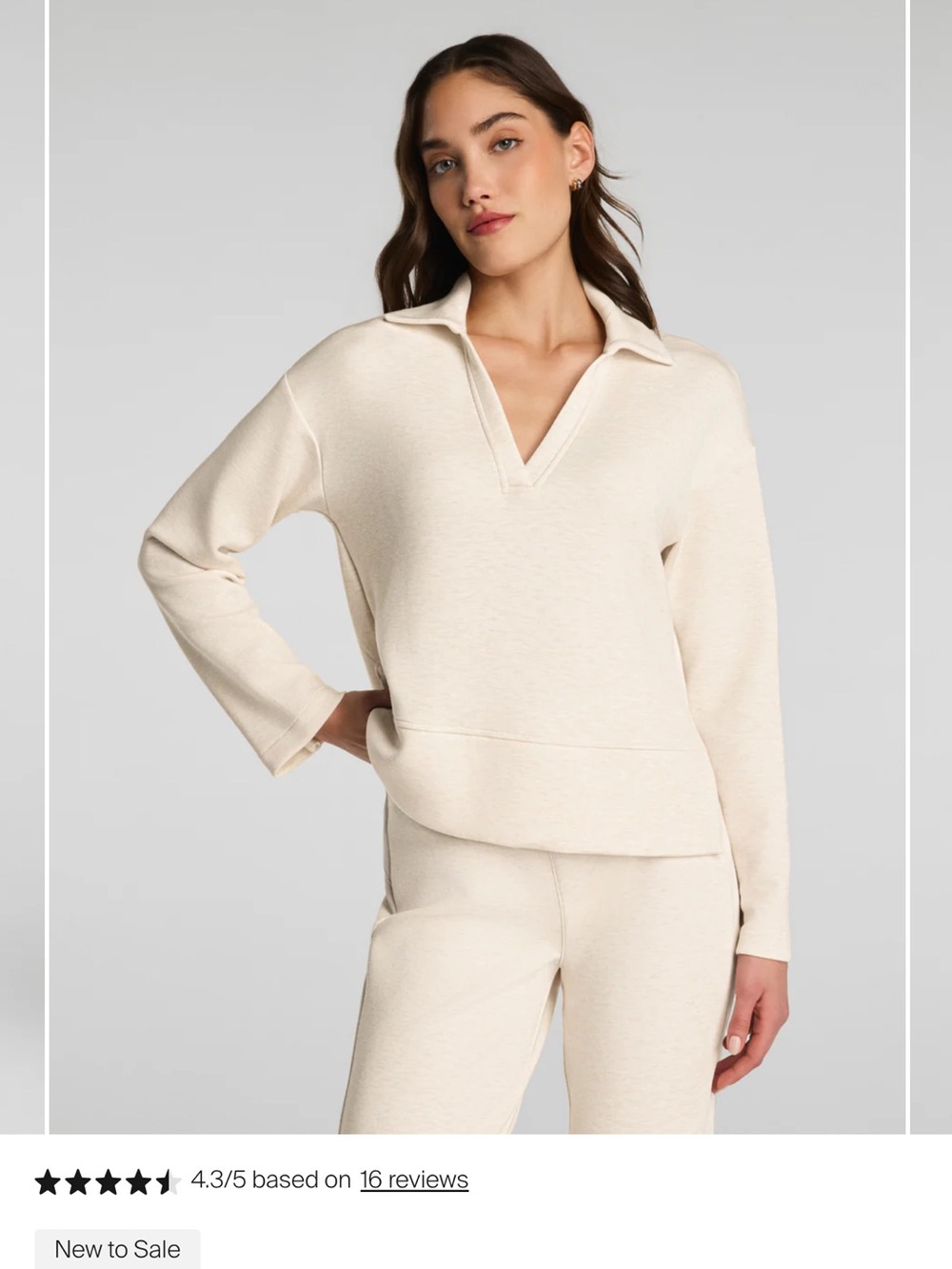 Spanx air essentials polo- size small
